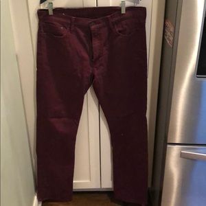 Levi’s 513 Burgundy Jeans